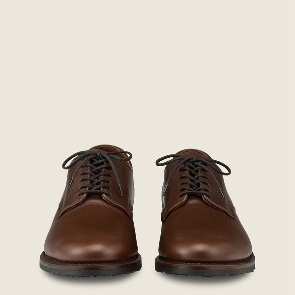 Red Wing Mens Williston - Featherstone Leather - Oxford Dark Brown - 3692FKGOU